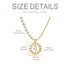 Pearl Necklace Infinity Circle Sterling Silver Pendant Necklaces for Women - ROUTINE FASHION